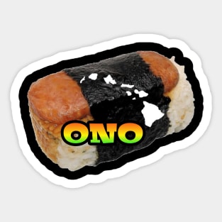 Hawaii Hawaiian t-shirt designs musubi Sticker